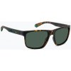 Pánske slnečné okuliare Polaroid PLD 2157/S matte brown havana/green polarized