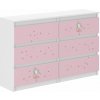 Detská komoda so 6 zásuvkami, PRINCEZNÁ