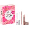 essence The Nude Lip Set lesk na pery pre väčší objem 4,2 ml + ceruzka na pery 0,78 g + hydratačný rúž 3,5 g kozmetická sada