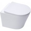 Wc závesné SAT Infinitio s doskou softclose, so zadným odpadom SATINF010RREXP