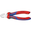 KNIPEX Kliešte na rezanie s chrómovaným povrchom a viackomponentovými rukoväťami 160mm KNIPEX