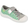 BEFADO 1X189 dievčenské tenisky 1SZ zelené bodky 25 251X189_25