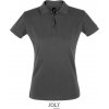 SOL´S PERFECT / Dámska dlhšia polokošeľa - dark grey XXL