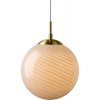 Halo Design 748358 - Závesný luster CANDY na lanku 1xE27/25W/230V pr. 20 cm sivá/mosadz 748358 + záruka 3 roky zadarmo