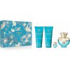 Versace Dylan Versace Dylan Turquoise Pour Femme toaletná voda 100 ml + parfumovaný sprchovací gél 100 ml + parfumované telové mlieko 100 ml + toaletná voda 5 ml