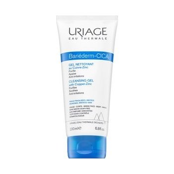 Uriage Cu-Zn+ upokojujúci čistiaci gél na popraskanú pokožku (Anti-irritation Cleansing Gel) 200 ml