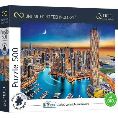 TREFL - Prime puzzle 500 UFT - Panoráma mesta: Dubaj, Spojené Arabské Emiráty