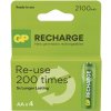 4x batéria AA R6 2100 mAh GP Battery Recyko+ B4