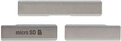 Kryt Sony Xperia Z1 (C6903/L39h) Krytka USB / SIM biely