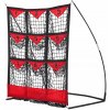SucceBuy Volejbalová Sieť 77.5X91X52.5CM s 9 vreckami Červená 2,74KG