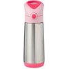 b.box Termoska na pitie so slamkou 500 ml - flamingo fizz