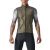 Castelli Aria Vest, Moss brown Veľkosť: L Pánska minimalistická, ľahká a extra zbaliteľná vesta