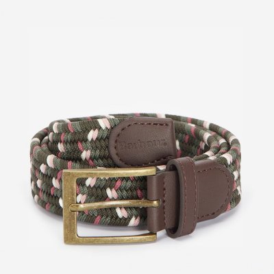 Barbour Kildare Webbing Belt Glenmore Olive