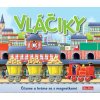 Vláčiky - čítame a hráme sa s magnetmi