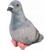 Plyšová Hračka Holub Plyšový Sivý 20 cm