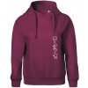 Hory bicykel úsmev - Oversized mikina dámská Moon - kratšia + širšia - XS ( Fuchsiová )