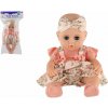 Teddies Panenka miminko mrkací - 30 cm - pevné tělo