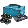 Makita 198091-4 Aku sada 4x BL1860B + DC18RD
