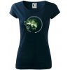 Ryba s prútom - Dámske tričko Pure - XS ( Tmavomodrá (veľmi tmavá - skoro čierna) )