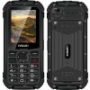 EVOLVEO StrongPhone Q1, vodotěsný odolný Dual SIM telefon, černý
