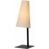 LUCIDE 30595/81/38 GREGORY stolná lampa V560mm 1xE27 čierna, krémová
