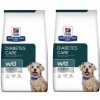Hill's PRESCRIPTION DIET w/d Diabetes Care suché krmivo pre psov s kuracím mäsom 8 kg (2x4 kg)