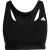 Dámska podprsenka adidas Optime Essentials Workout 3-Stripes Medium Support Bra Black/White XS