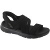 Skechers Športové sandále Slip-Ins: Go Walk Flex Sandal - Enticing Čierna