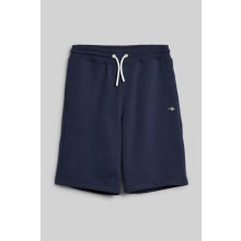Gant teplákové šortky shield sweat shorts modrá