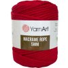 Špagát Macrame Rope 5 MM Červená 773