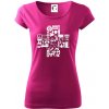 Zdravotné kríž veci - Dámske tričko Pure - S ( Fuchsiová )