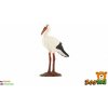 zooted Bocian biely plastový 9cm