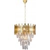 Milagro | Luster na reťazi ASPEN GOLD 9xE14/40W/230V | MI1076