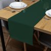 Biante Dekoračný behúň na stôl Rongo RG-086 Fľaškovo zelený 35x120 cm