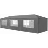 MultiGarden PAW Záhradný párty stan 3 x 9 m, 8 bočných stien, sivý