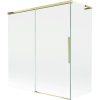 Mexen Rox, L posuvná 2-krídlová vaňová zástena 150 + 70 x 150 cm, 8mm číre sklo, zlatý lesklý profil, 8C9L-150-070-50-00