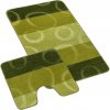 Bellatex Bany Elipsa zelená 60x100 + 60x50 cm