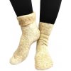 Dámske vlnené ponožky vanilkové, VYBRAŤ VEĽKOSŤ BIELIZNE 35 - 38