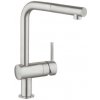 Grohe Minta - Drezová batéria s výsuvnou koncovkou, supersteel 32168DC0