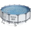 Bazén Bestway Steel Pro Max 3,66 x 1 m + Kartušová filtrácia + schodíky (Bazén 3,66 x 1 m)