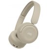 JVC HA-S59W Slúchadlá s mikrofónom Káblový a bezdrôtový Pres hlavu Hudba / bežné USB Typ-C Bluetooth Béžová
