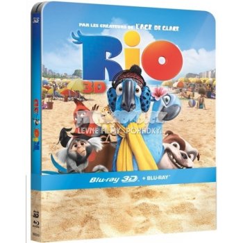 Rio 3D: (3D + BD), steelbook Francie, BRD 3D BD