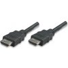 MANHATTAN kabel HDMI s Ethernetem, stíněný, 1m, Black 308816