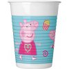 PROCOS Plastové kelímky Prasiatko Peppa 8ks 200ml