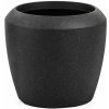 G21 Kvetináč Coal Round 33,5 x 33,5 x 30,5 čierny