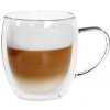TORO Sklenený hrnček Latte Macchiato dvojité borosilikátové sklo 360 ml