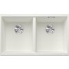 Blanco Subline 350/350 Silgranitový drez, 76x46 cm, biela 523578