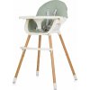 Jedálenská stolička CHIPOLINO Jedálenská stolička Rio 2v1 Aloe (STHRI02304AL)