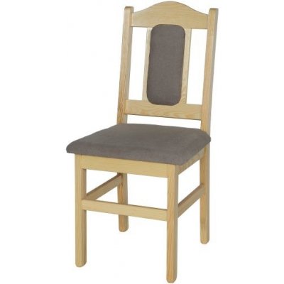 Drewmax Čalouněná židle KT102, borovice (Potah: T23, Barva dřeva: Ořech)