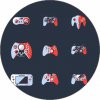 Jedlý papier PlayStation ovládača 19,5 cm - Pictu Hap - Pictu Hap